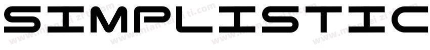 Simplistic Regular字体转换